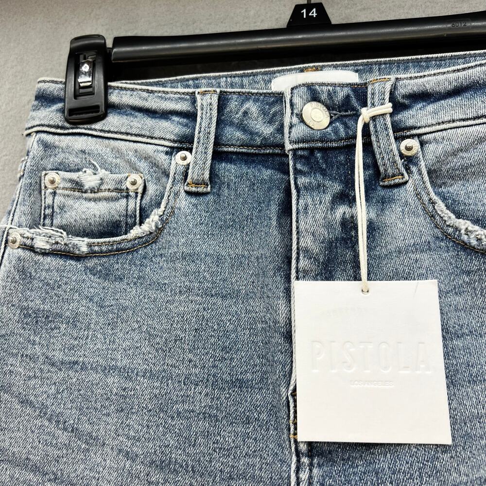 Pistola Jeans Women's 26 (2) Blue Aline Pursue Skinny Ankle  Preppy Normcore NWT - Picture 4 of 13